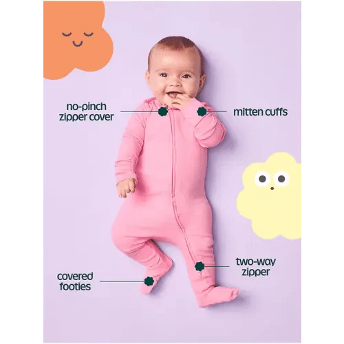2-Way-Zip Sleep & Play Footed One-Piece for Baby