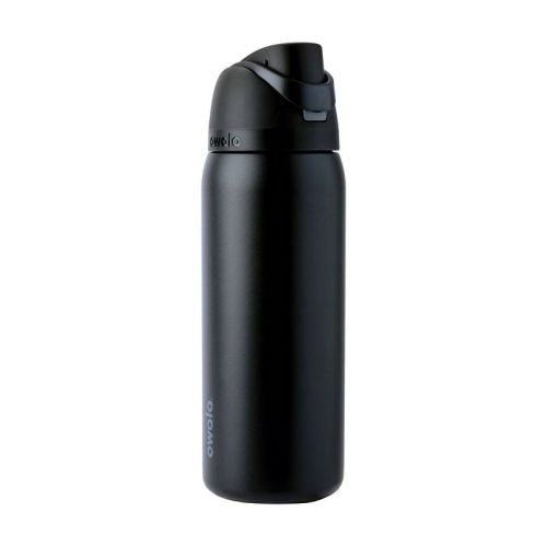 Owala 32oz FreeSip Stainless Steel Water Bottle - Very Very Dark: Insulated, Leakproof