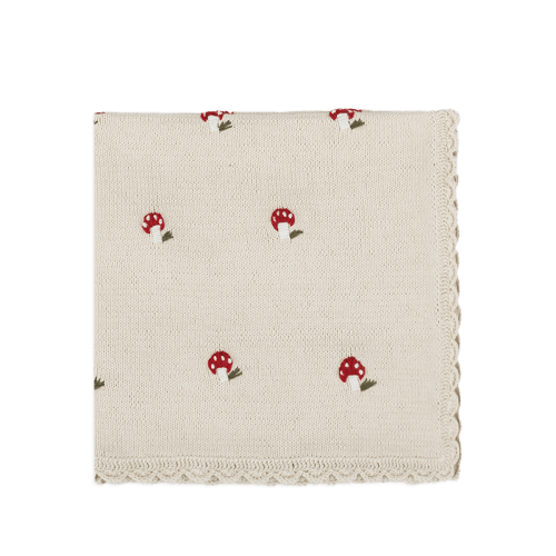 Crochet Mushroom Blanket · Minicoton