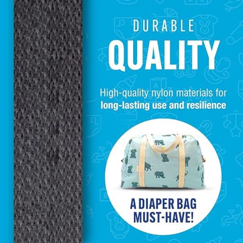 Baby Buddy Secure-A-Toy, Safety Strap Secures Toys, Teether, Or Pacifiers to Strollers, Highchairs, Car Seats, Adjustable Length to Keep Toys Sanitary Clean, Registry Must Haves, Blue-Navy, 2 Count