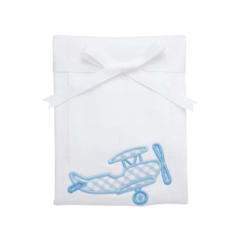 Airplane Applique Burp