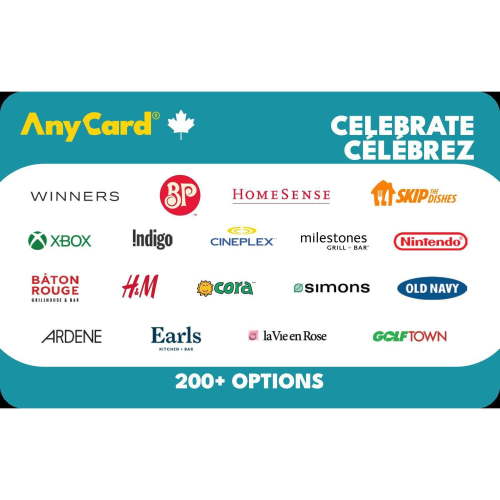 Canada AnyCard Celebrate $25 eGift Card (Email Delivery) - Walmart.ca