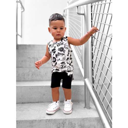 Bamboo Tank in Cool Kid