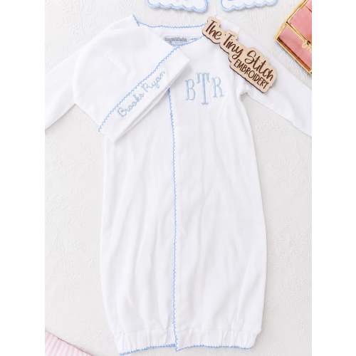 Heirloom Embroidered Newborn Gown Set