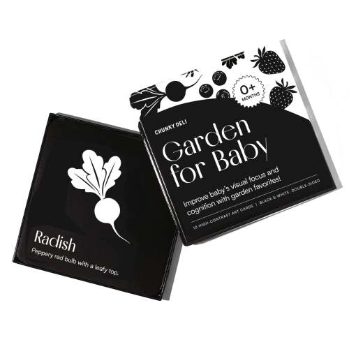 Garden for Baby: High-Contrast Art Cards for Newborns – Chunky Deli