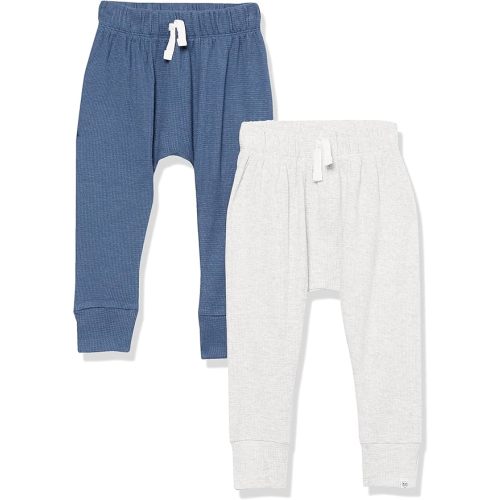 Multipack Honest Pants Joggers Pull on 100% Organic Cotton for Infant Baby and Toddler, Boys, Girls, Unisex