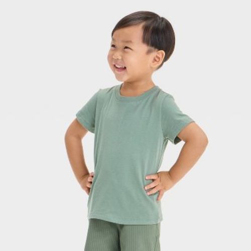 Toddler Boys' Short Sleeve Knit Solid T-Shirt - Cat & Jack™