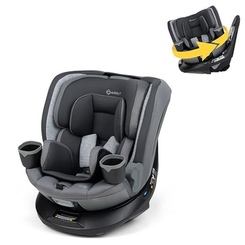 Safety 1st Turn and Go 360 DLX Rotating All-in-One Convertible Car Seat, Sand Bucket