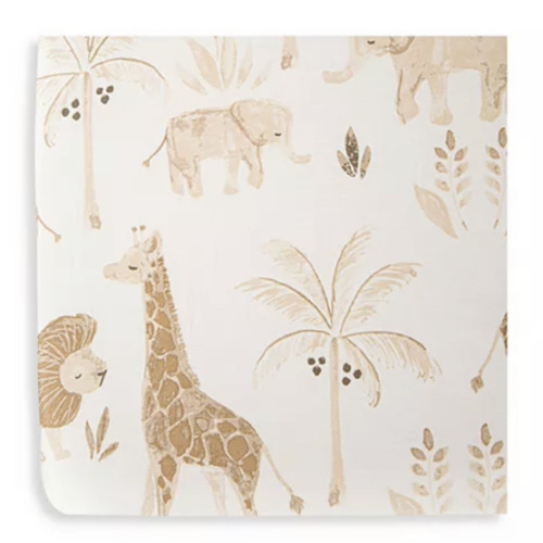 Kendi Crib Fitted Sheet - Safari Animals