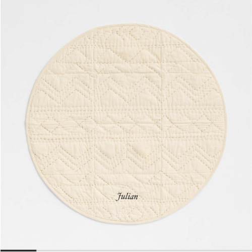 Cozy Cloud Natural Undyed Cotton Baby Activity Play Mat