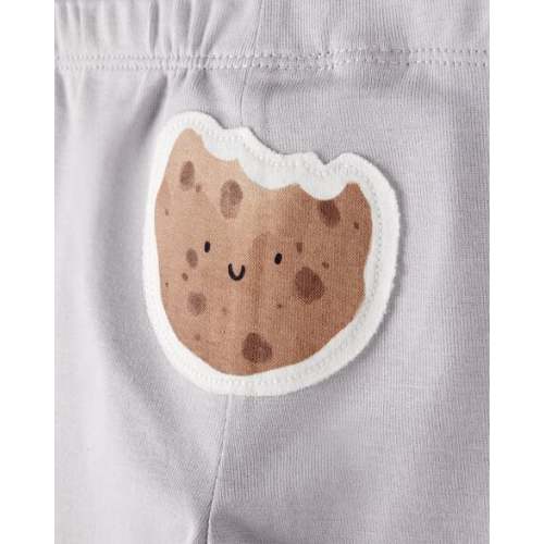 Baby 3-Piece Milk & Cookies Little Character Set® - Grey