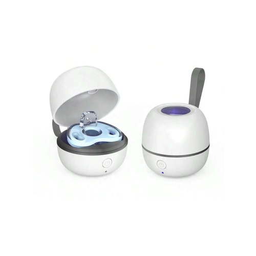 Pacifier Sterilizer Portable Rechargeable Pacifier Earphone Uv Disinfection Storage Case For Pacifiers Jewelry Keys Nail Clippers Etc