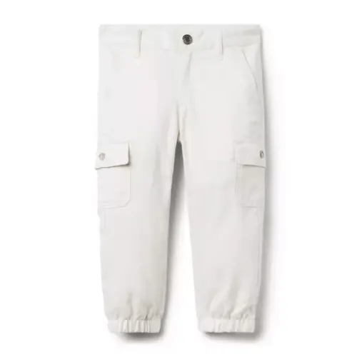 Boy Jet Ivory Heather Gray Malin x Janie and Jack Cargo Jogger by Janie and Jack