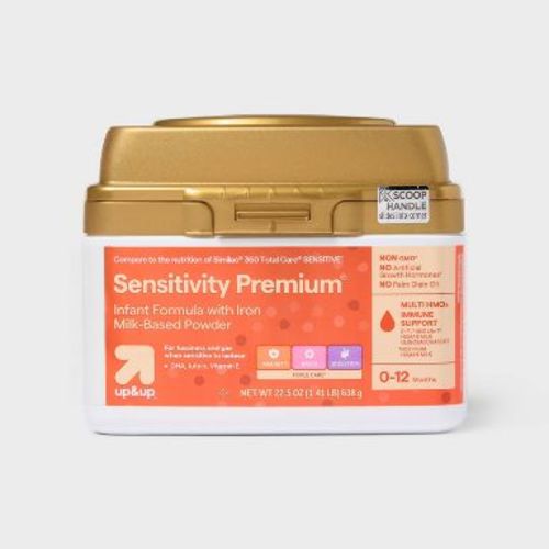 Sensitivity Premium Infant Formula with Iron Powder - 22.5oz - up&up™