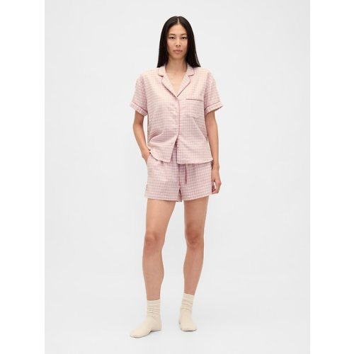 Adult Softest Flannel PJ Short Set
