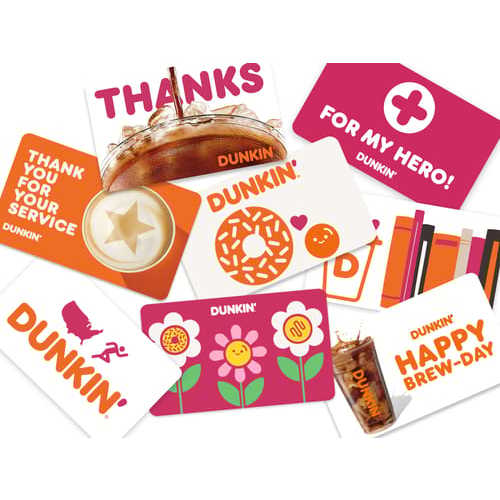 | Dunkin'® Gift Cards | Standard or Digital ☕️🍩