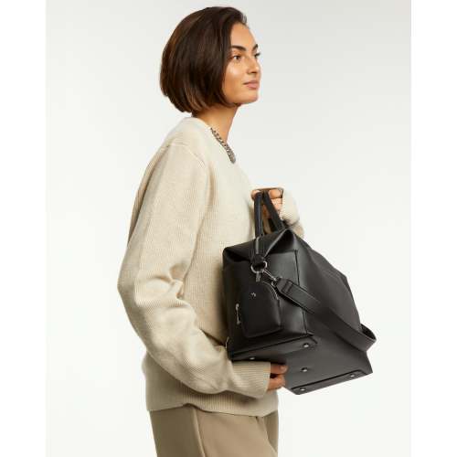 BAIE Clip Pouch Vegan - black/silver