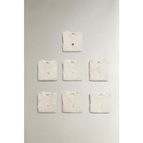 CROSS-STITCH BABY BODYSUIT PACK - Light beige | ZARA United States