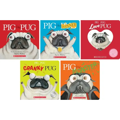 Pig the Pug Board Books Set (5 Books)