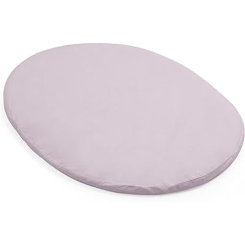 Stokke Sleepi Mini Fitted Sheet V3, Lavender - Compatible with Sleepi Mini Mattress V3 - Washable - 100% Fine Cotton Percale
