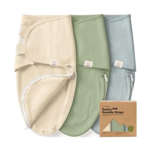 3pk Soothe Zippy Baby Swaddles, Newborn Sleep Sacks, Zipper Swaddle, Wearable Swaddle Blanket