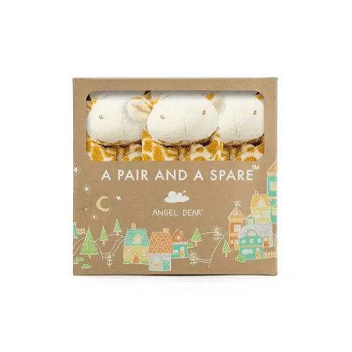 Angel Dear Pair and a Spare 3-of-a-Kind Blanket, Giraffe