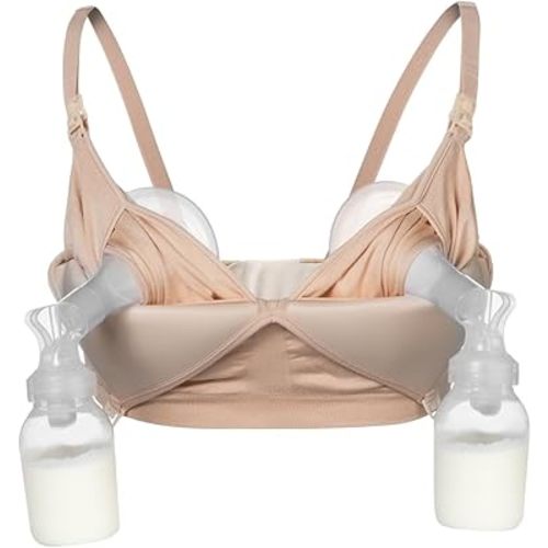 Supermom Hands Free Pumping and Nursing Bra - Hands Free Nursing Bra for Pumping - Breastfeeding Bras for Women