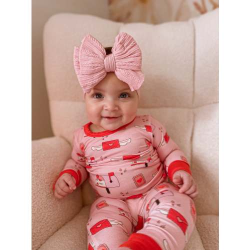 Long Sleeve 2-Piece Set, Love Letters