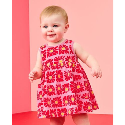 Baby Sleeveless Dress & Bloomers Set