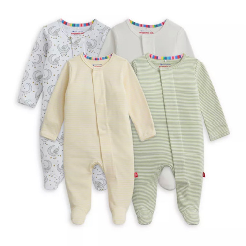 Unisex Footie Bundle, Pack of 4 - Baby