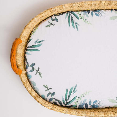 Leafy Border Changing Pad Cover