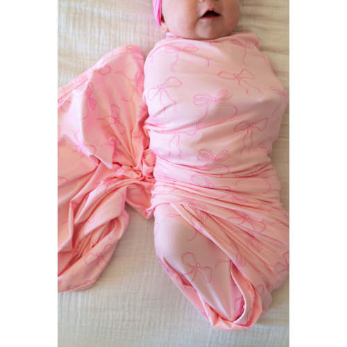 PINK BOWS | SWADDLE