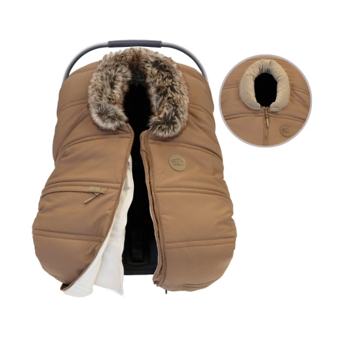 3-season car seat cover - Interchangeable collars (-30°C to 15°C)
