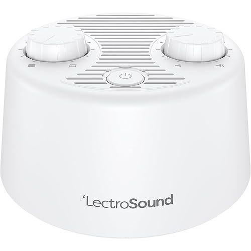 Adaptive Sound Technologies LectroSound - Noise Machine for Optimal Sleep Environment - Non-Looping Nature Sounds - Precision Volume Settings - Speech Privacy - Travel-Ready