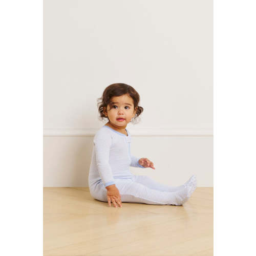 LAKE Baby | Pima Cotton Pajamas | French Blue
