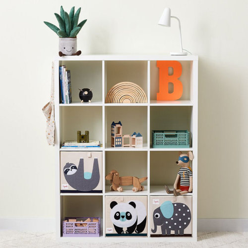 3 Sprouts - Toy Storage Cube for Baby and Kids - Elephant | Wayfair