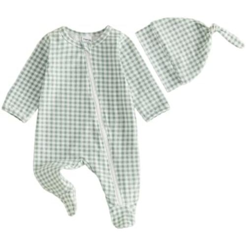 Twopumpkin Baby Boy Coming Home Outfit Jumpsuit