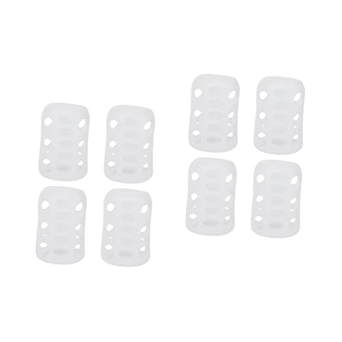 Hohopeti 8 Pcs Bottles for Baby Bottle Case Nursery Bottle Sleeves Pigeon Supplies Silicone Baby Bottle Cover Feeding Baby Bottle Sleeve Milk Bottle Glass White
