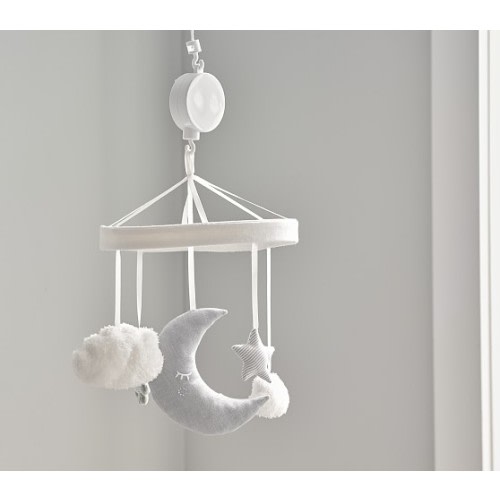 Skye Moon & Stars Musical Baby Crib Mobile | Pottery Barn Kids