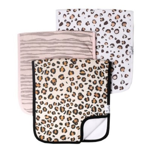 Copper Pearl Burp Cloths - Zara - 3pc