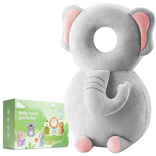 Baby Fall Back Head Protector - Baby Head Protector Backpack for Crawling Walking Gifts, Adjustable Toddlers Head Safety Pad Cushion