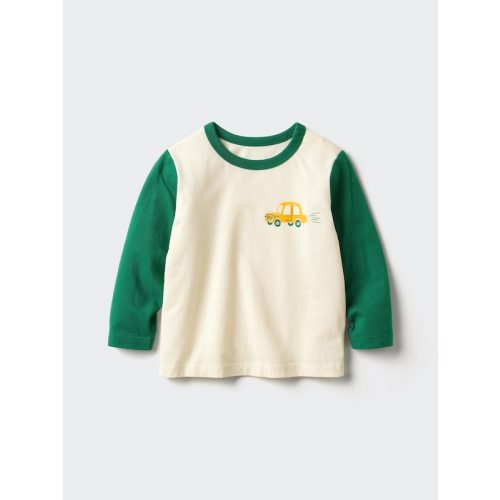 Baby Crew Neck T-Shirt | Car | Long Sleeve | UNIQLO US