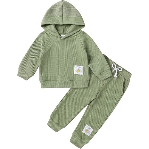 YOUNGER TREE Baby Girl Clothes Toddler Fall Winter Outfits Sweatshirt pants Sweatsuits for Infant Girl Baby Girl Clothing