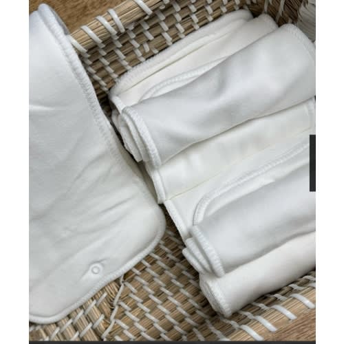 5 Layer Cotton Insert 10 Pack with Snaps