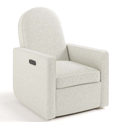 Graco Olivia Nursery Power Recliner Swivel Glider, Ivory Boucle