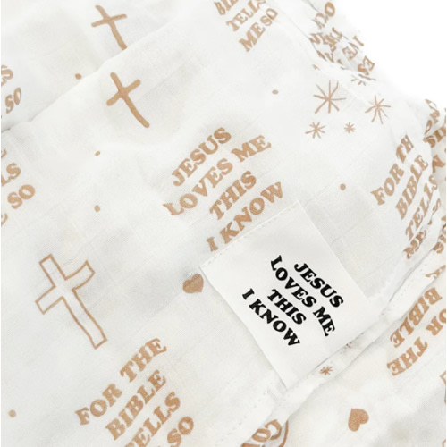 Jesus Loves Me This I Know Swaddle Blanket – OUR HOUSE ABOVE