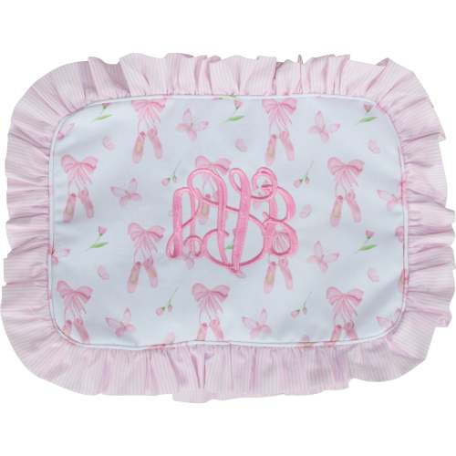 Pink Ballet Ruffle Pouch