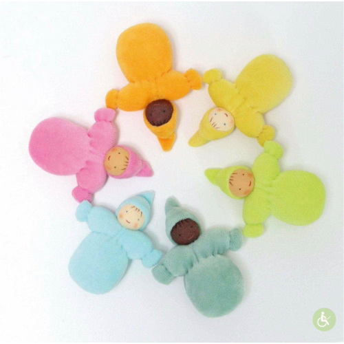Grimm’s Little Pastel Dwarfs - Wooden Waldorf Toy Set – The Natural Baby Company