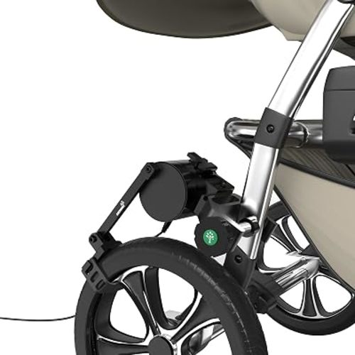 GROWNSY Hands-Free Baby Stroller Rocker, Automatic Infant Sleep Soother with Variable Speed Control, Portable Pram Rocking Device, Universal Fit for Single & Double Strollers, Power Bank Operated