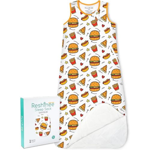 Bamboo Viscose Sleep Sack for Babies and Toddlers 1.0 Tog Wearable Blanket 2-Way Zipper Baby Shower Gifts